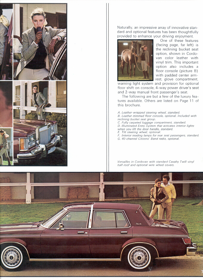 1979 Lincoln Versailles Brochure Page 11